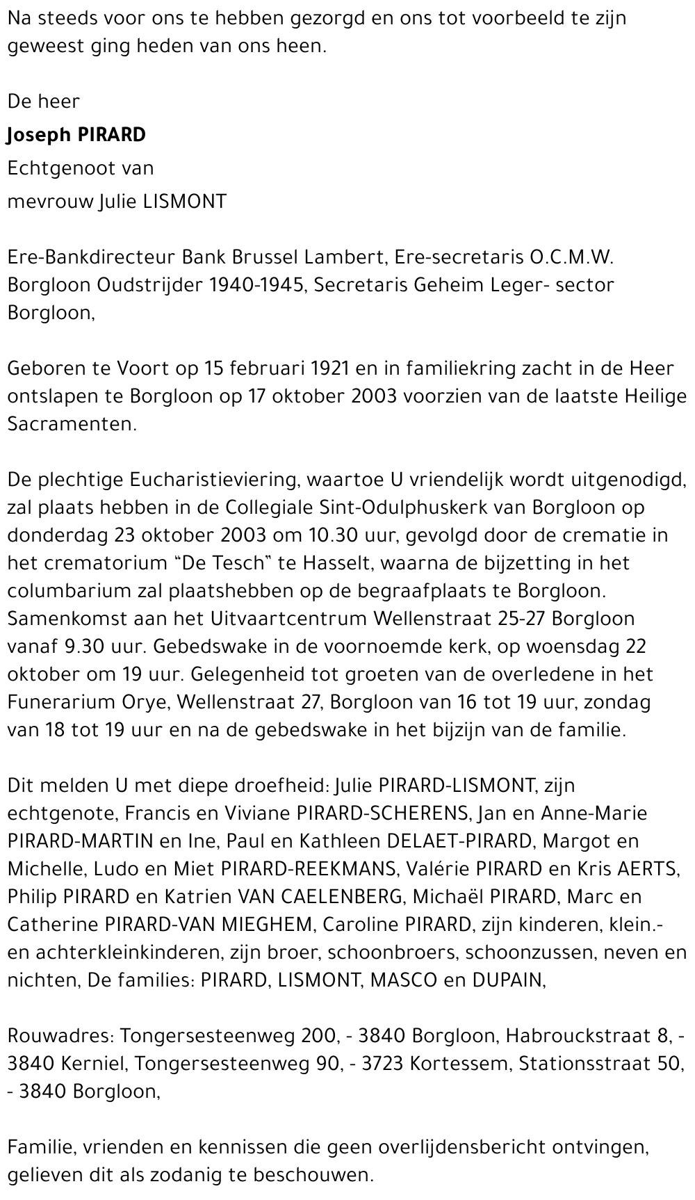 Joseph Pirard