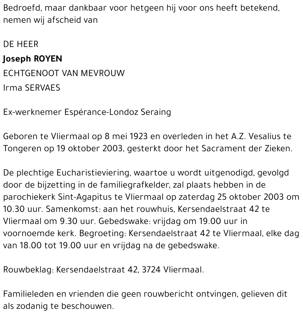 Joseph Royen