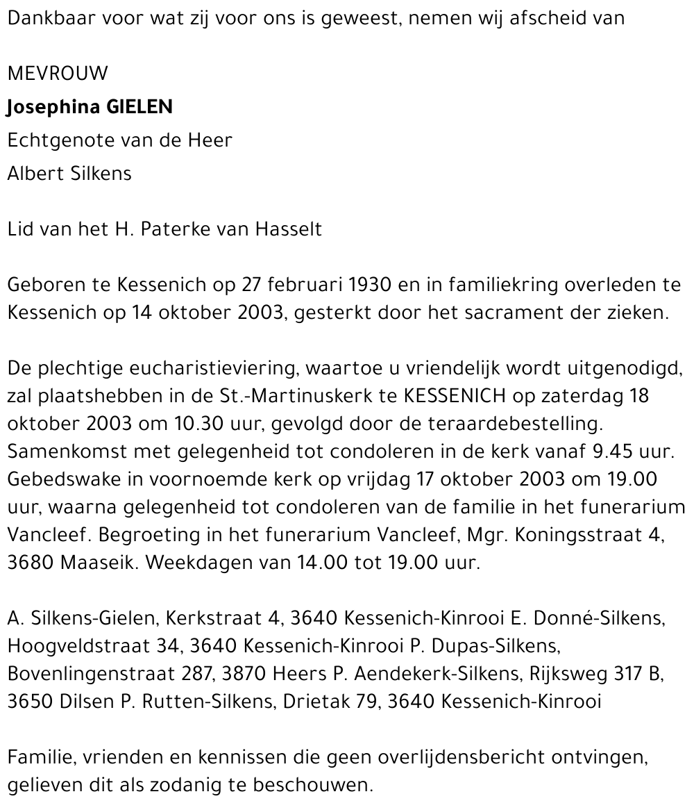 Josephina Gielen