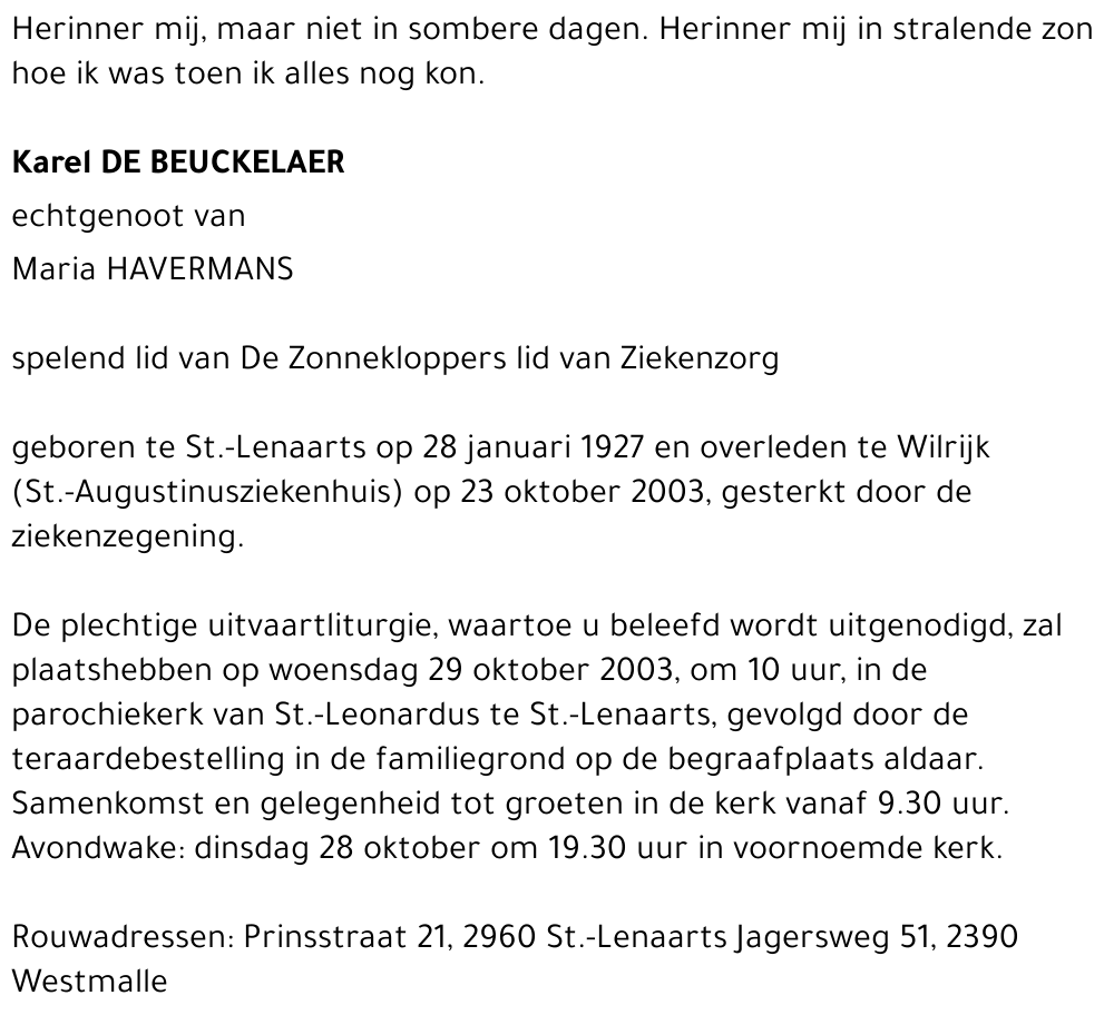 Karel De Beuckelaer