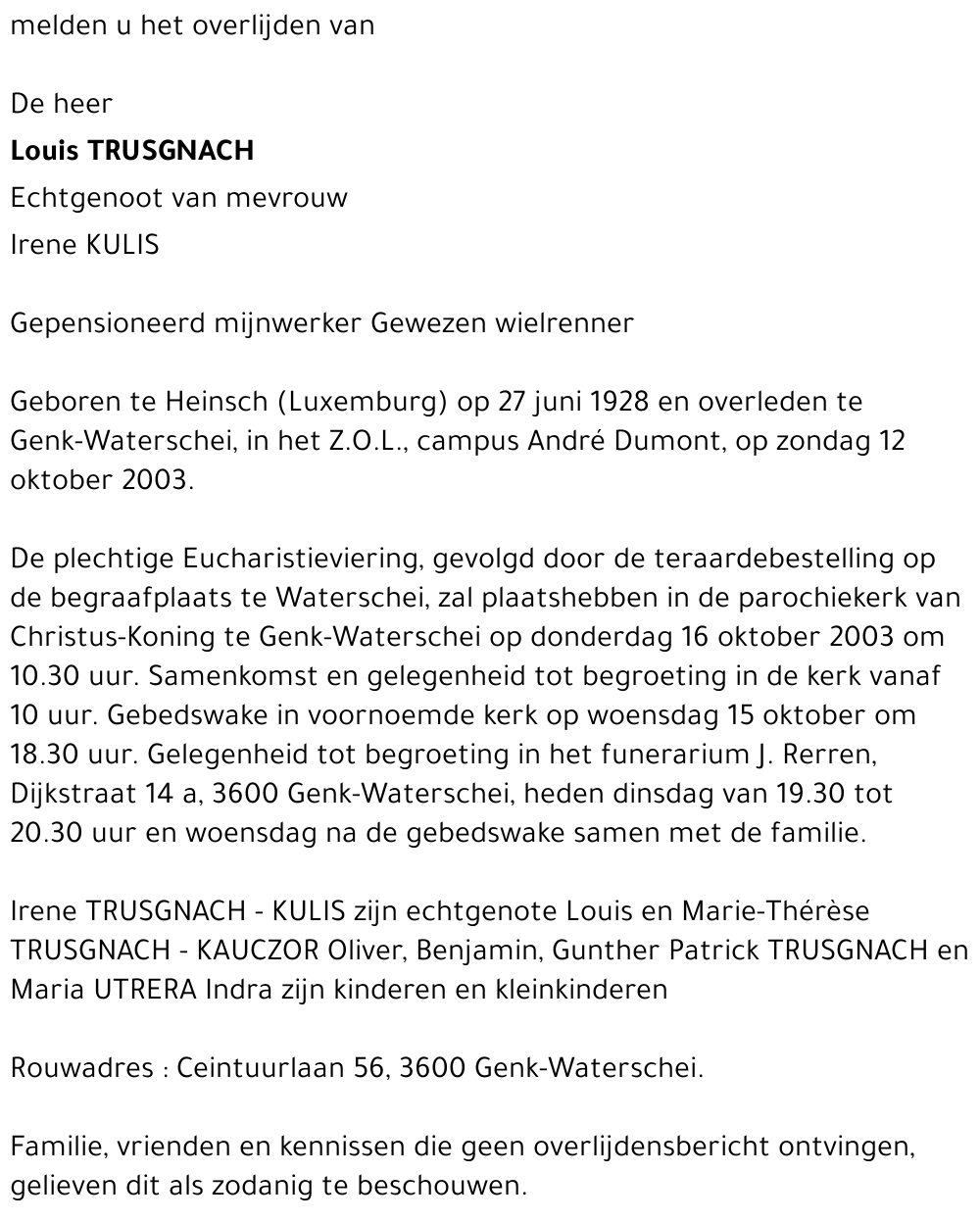 Louis TRUSGNACH