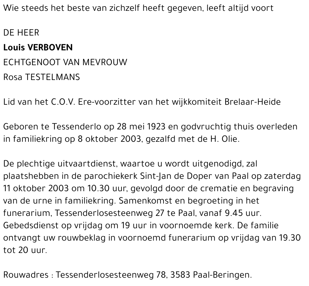 Louis Verboven