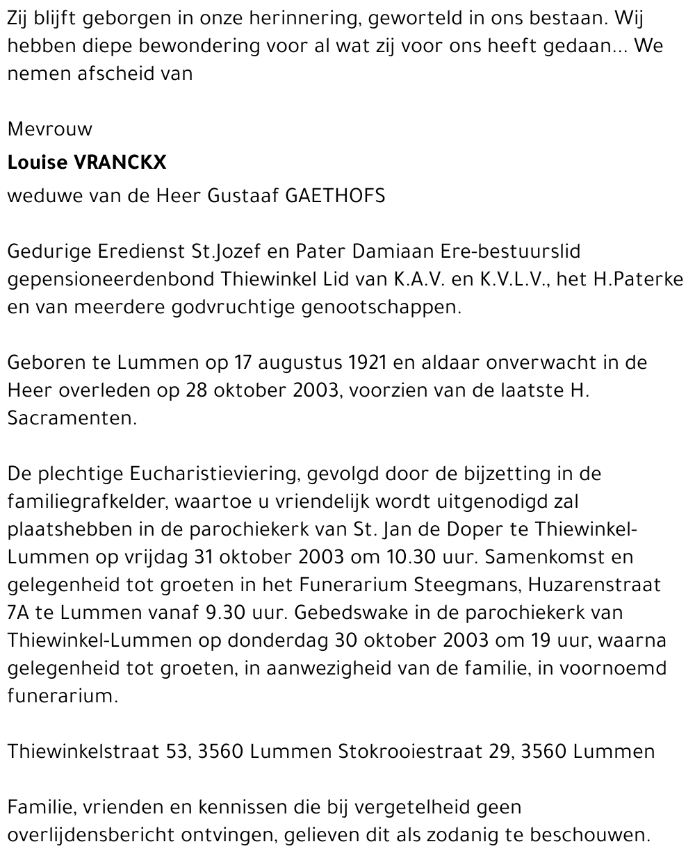 Louise Vranckx