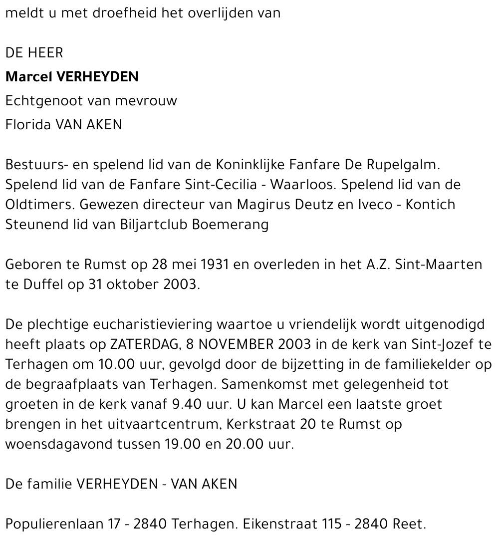 Marcel Verheyden