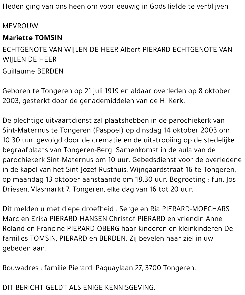 Mariette Tomsin