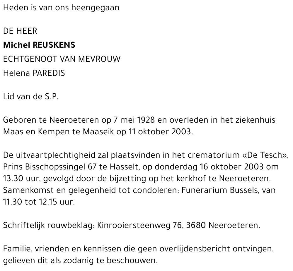 Michel Reuskens