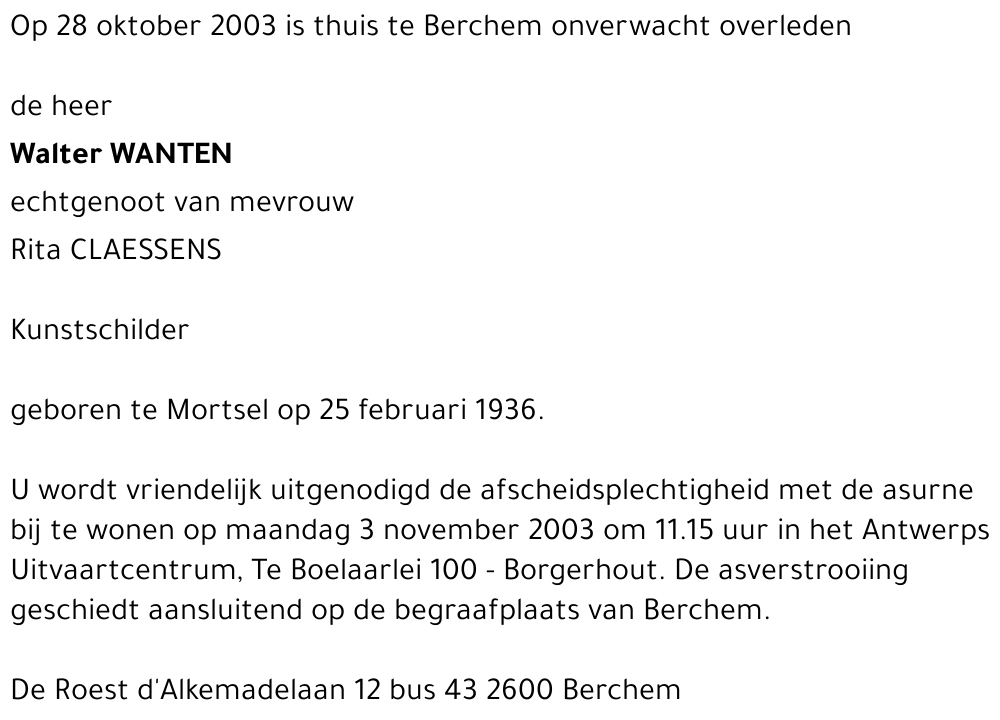Walter Wanten