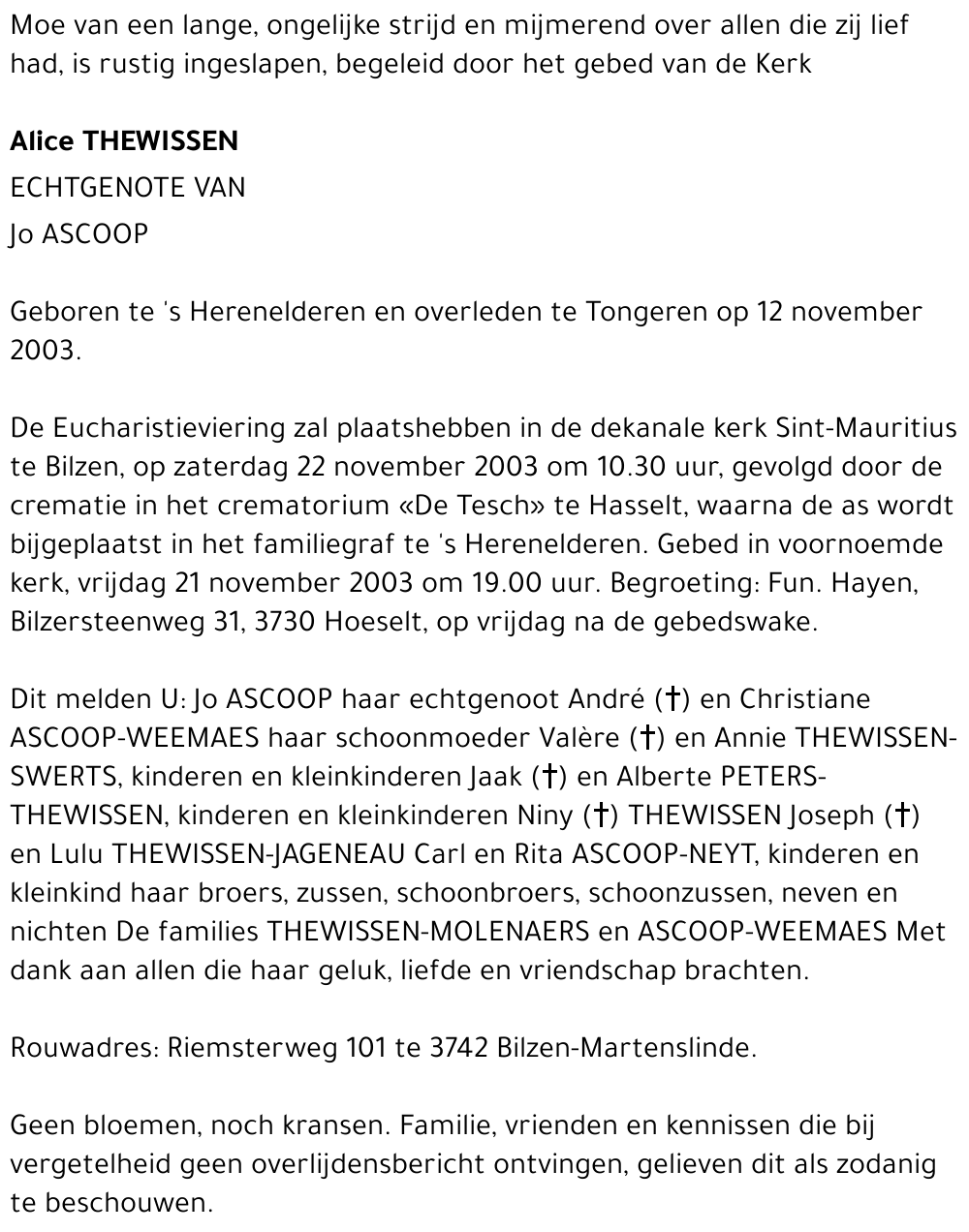 Alice Thewissen