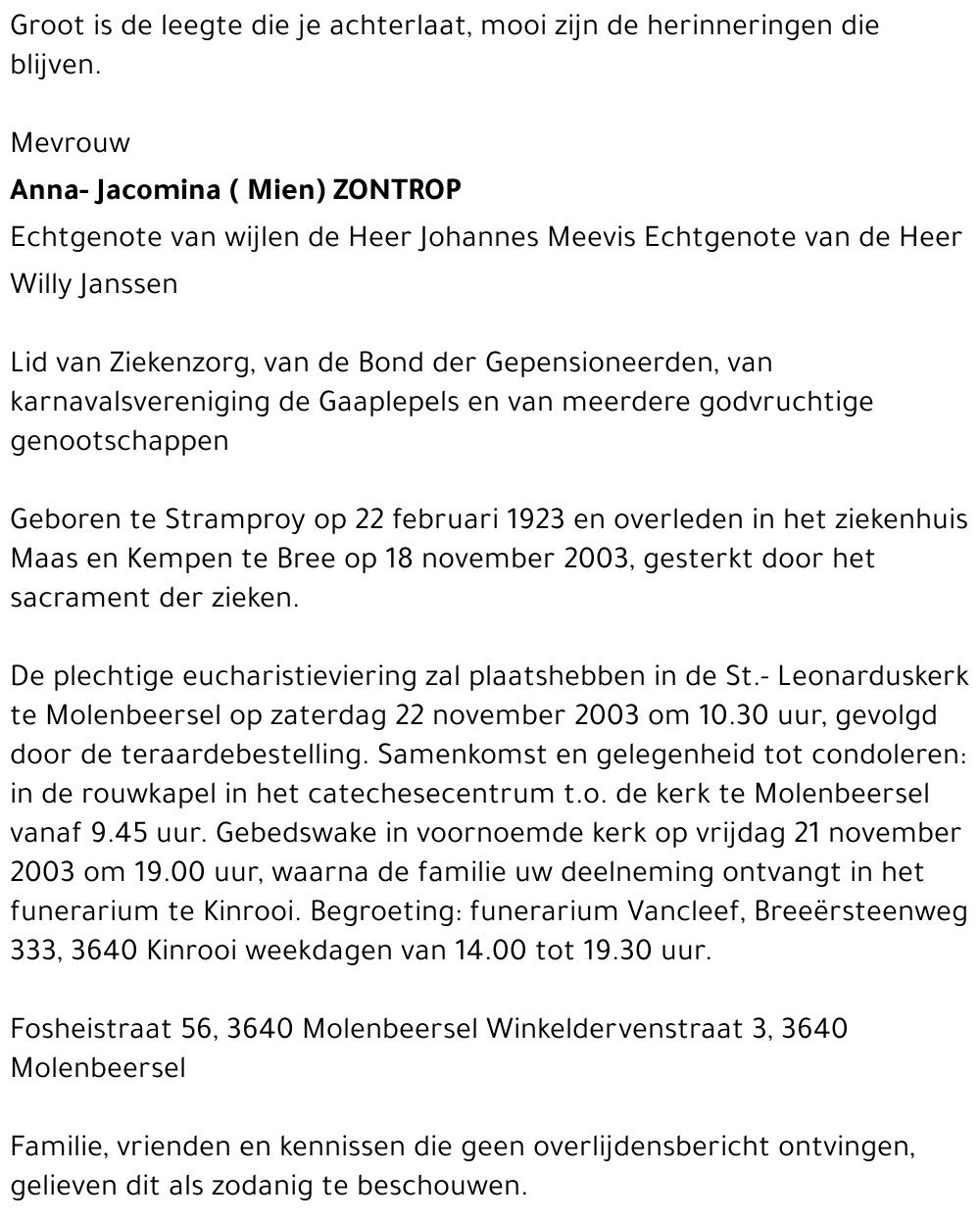 Anna-Jacomina Zontrop