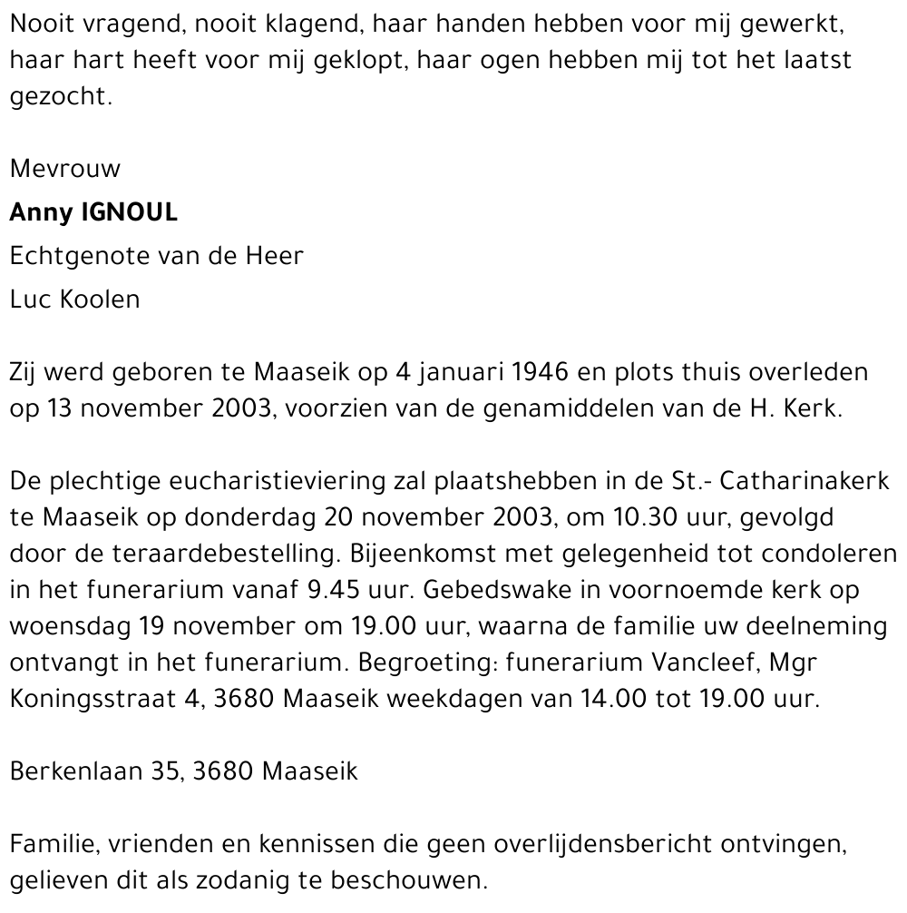 Anny Ignoul