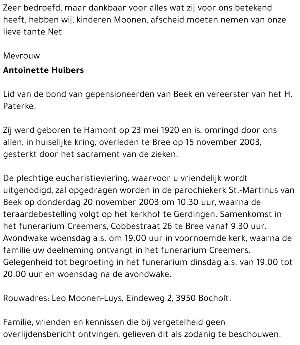 Antoinette Huibers