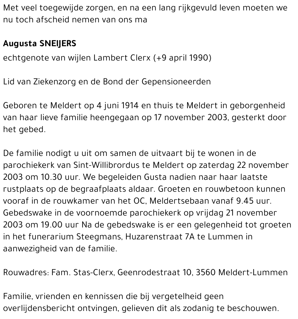Augusta Sneijers