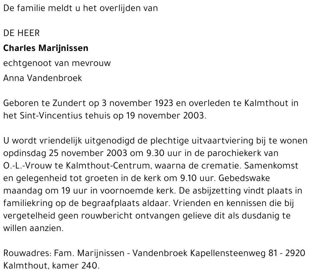 Charles Marijnissen