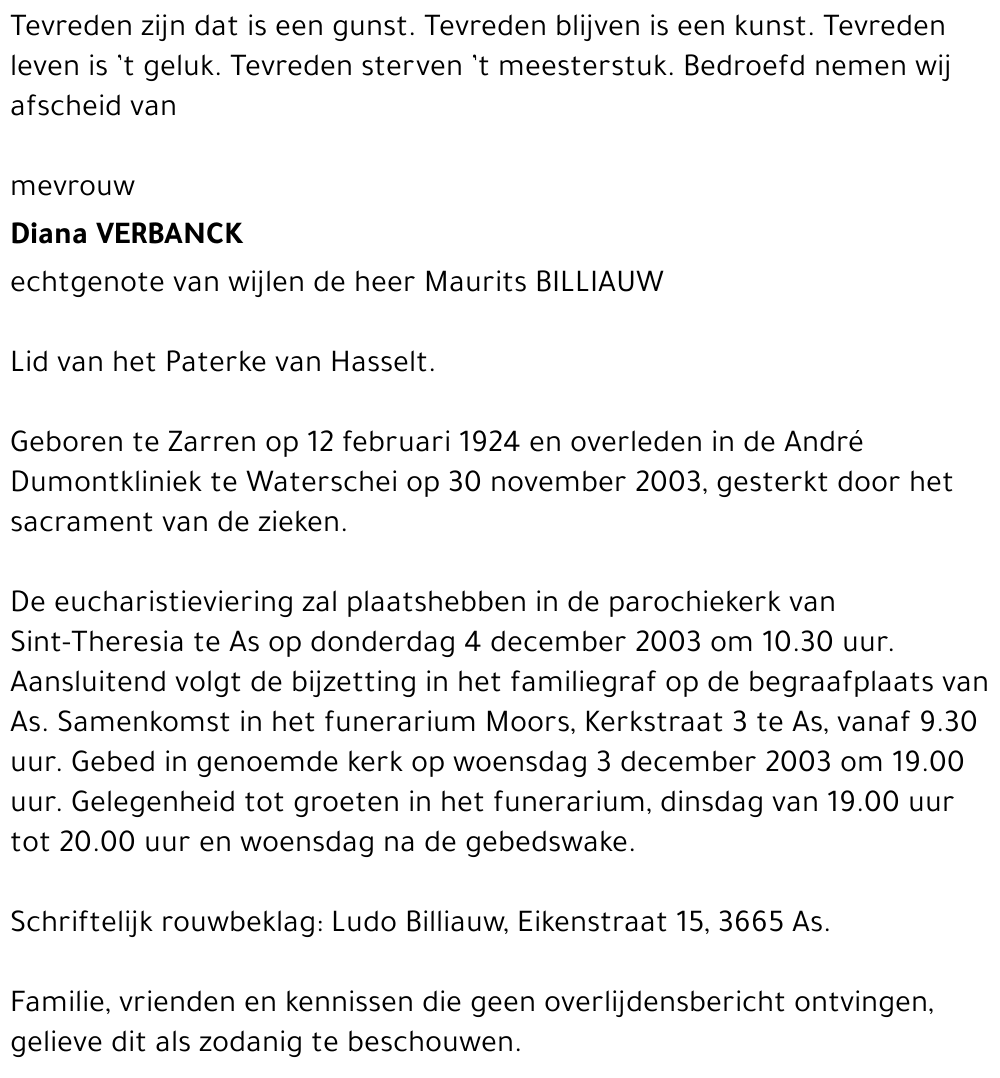 Diana Verbanck