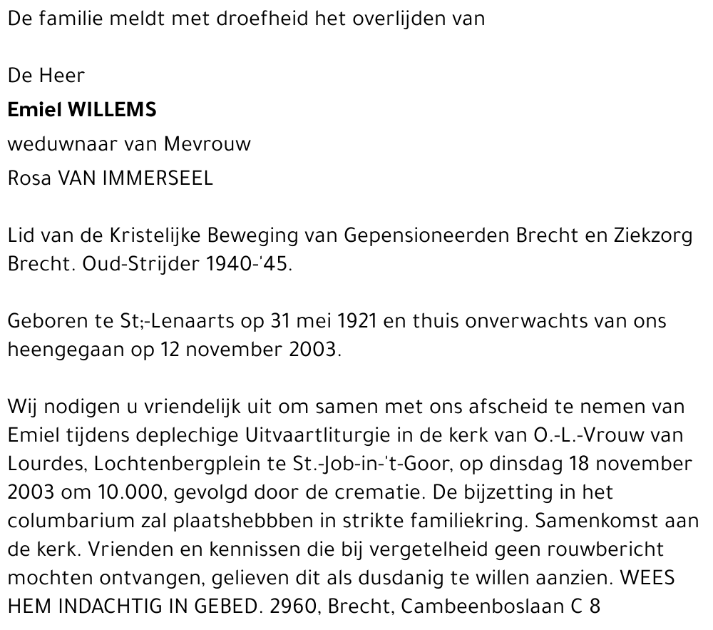 EMIEL WILLEMS