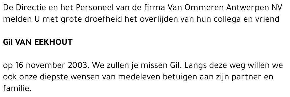 Gil Van Eekhout