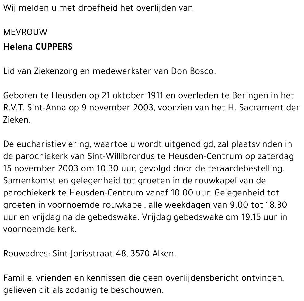Helena Cuppers
