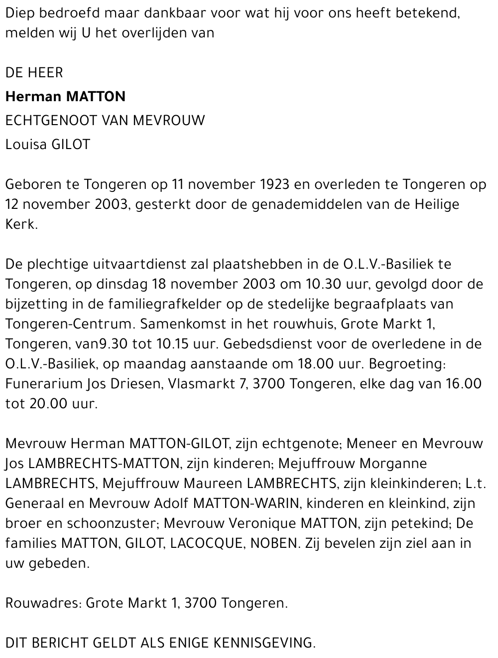 Herman Matton