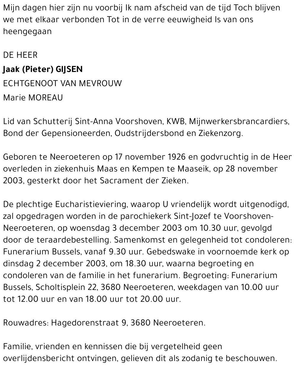 Jaak (Pieter) Gijsen