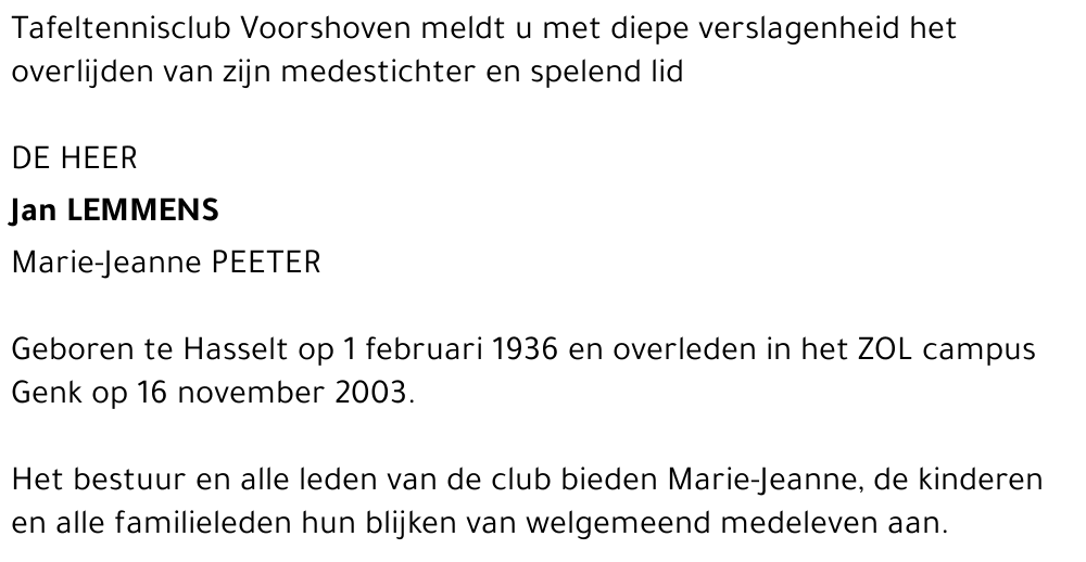 Jan Lemmens