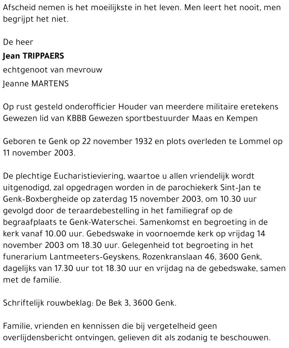 Jean TRIPPAERS