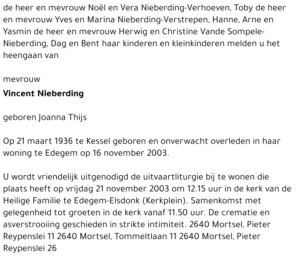 Joanna THIJS