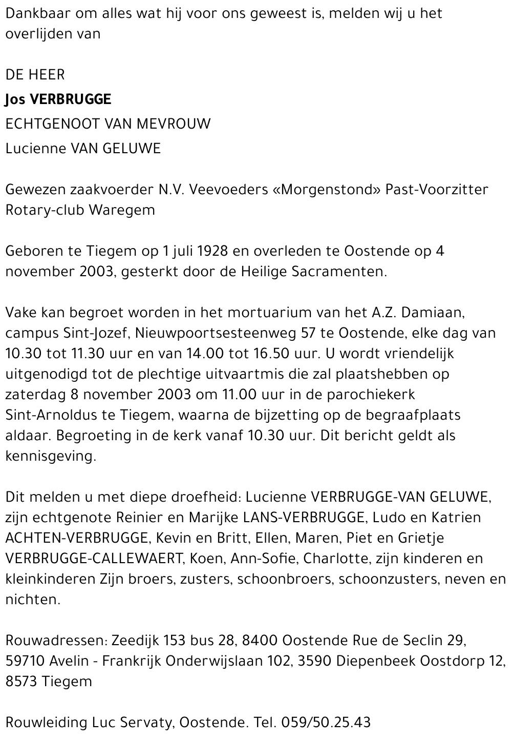 Jos Verbrugge