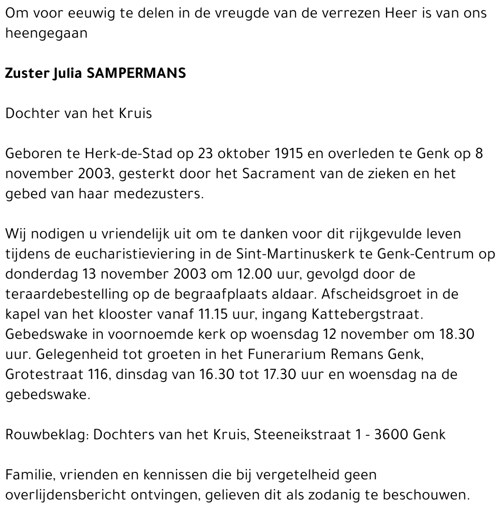 Julia SAMPERMANS