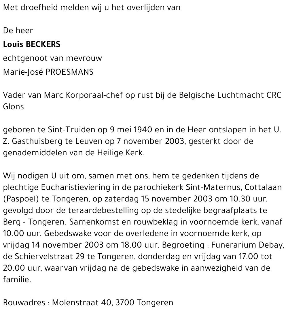 Louis Beckers