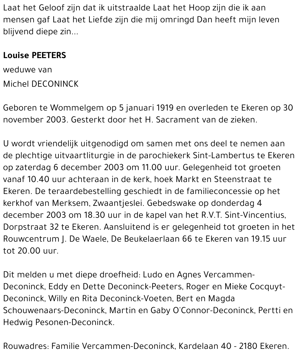 Louise Peeters