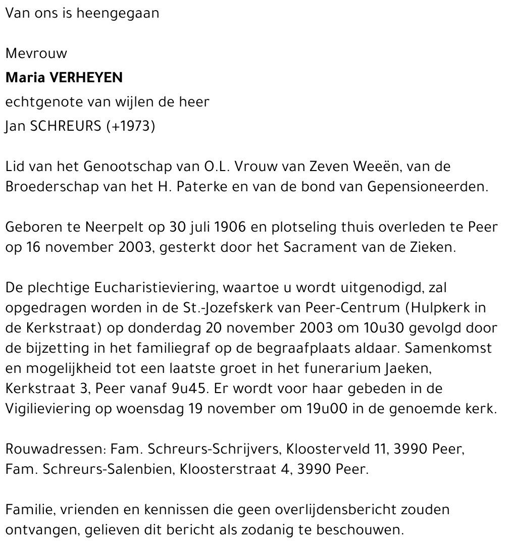 Maria Verheyen