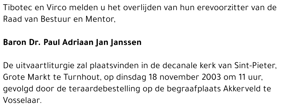 PAUL ADRIAAN JAN JANSSEN