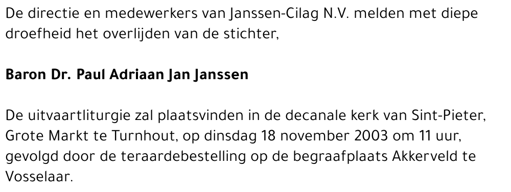 PAUL ADRIAAN JAN JANSSEN