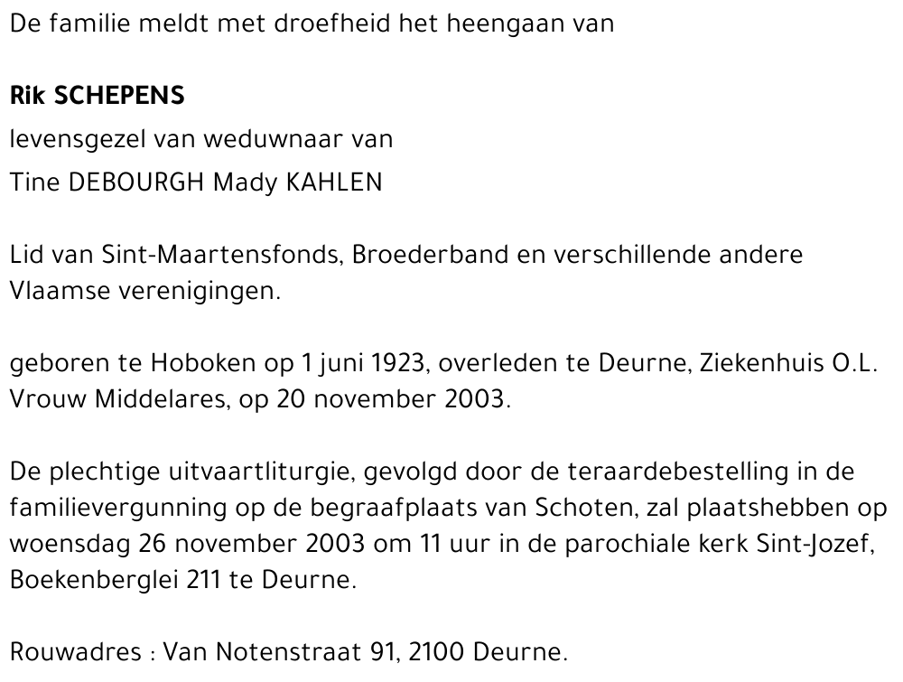 RIK SCHEPENS