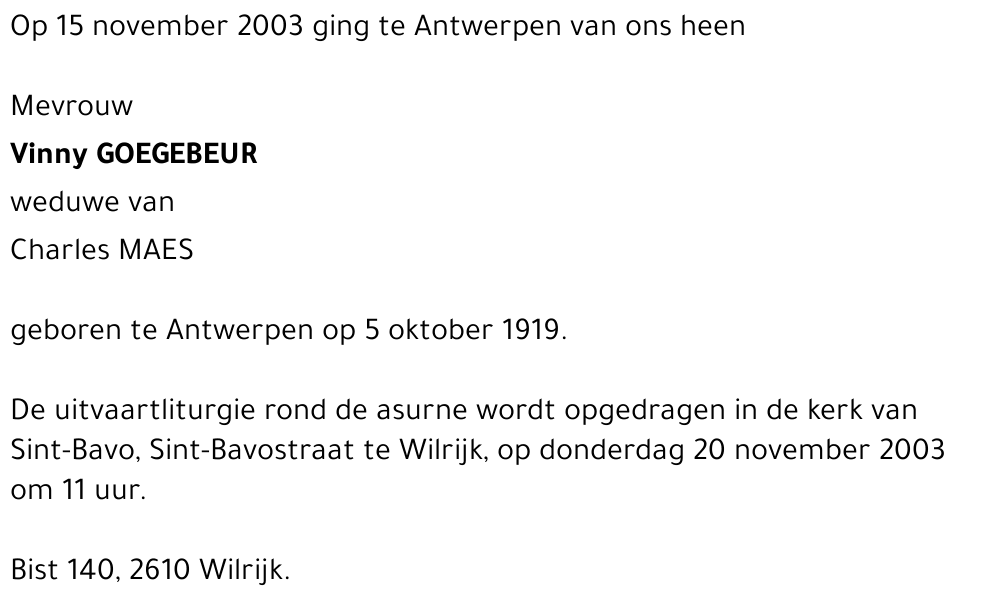 Virginia Goegebeur