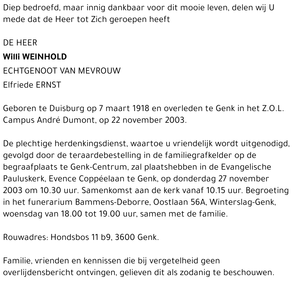 Willi Weinhold
