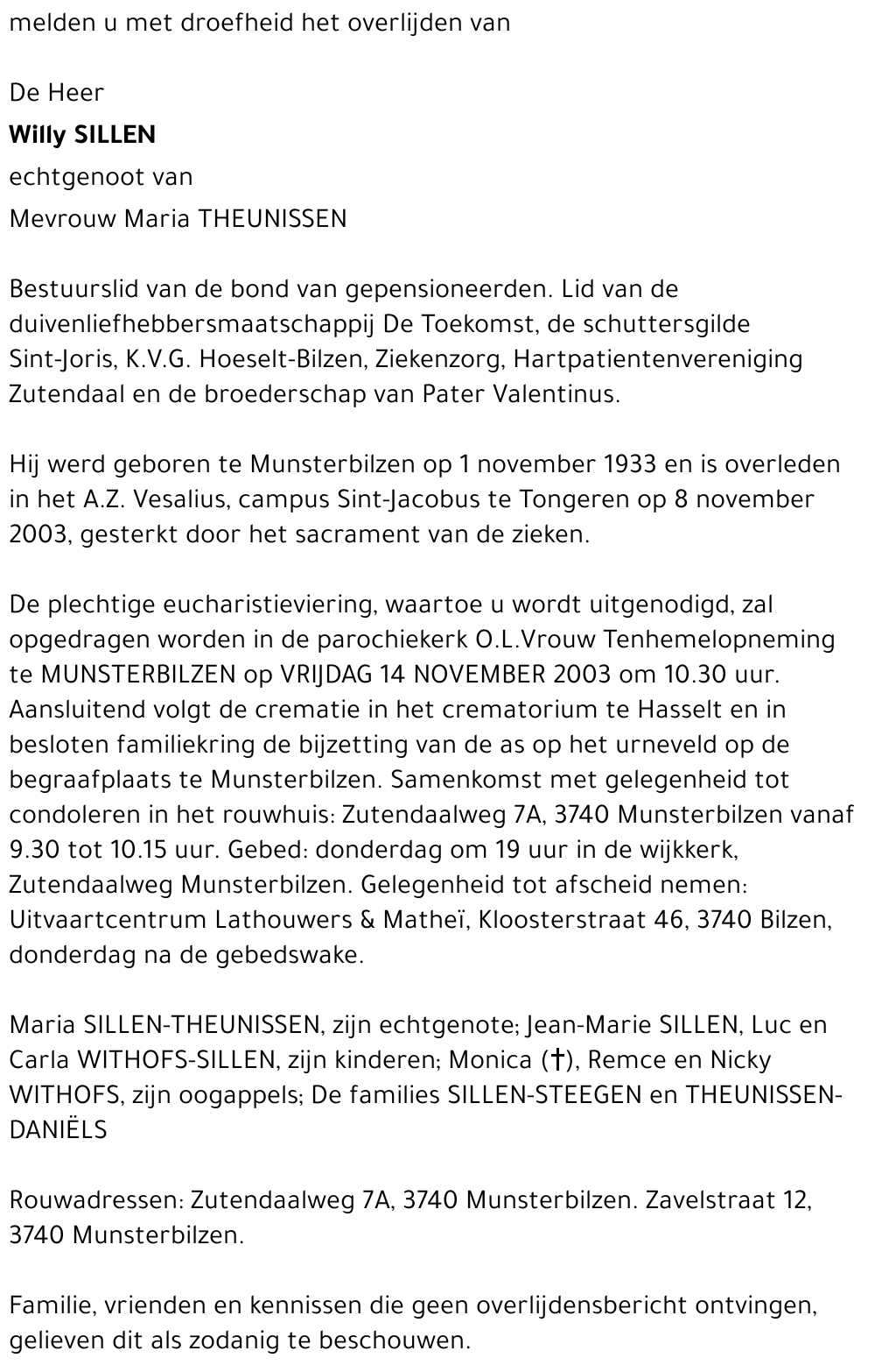 Willy SILLEN