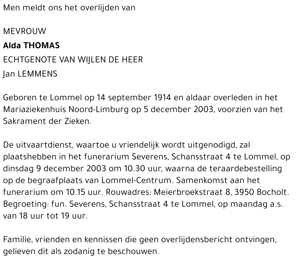 Alda Thomas