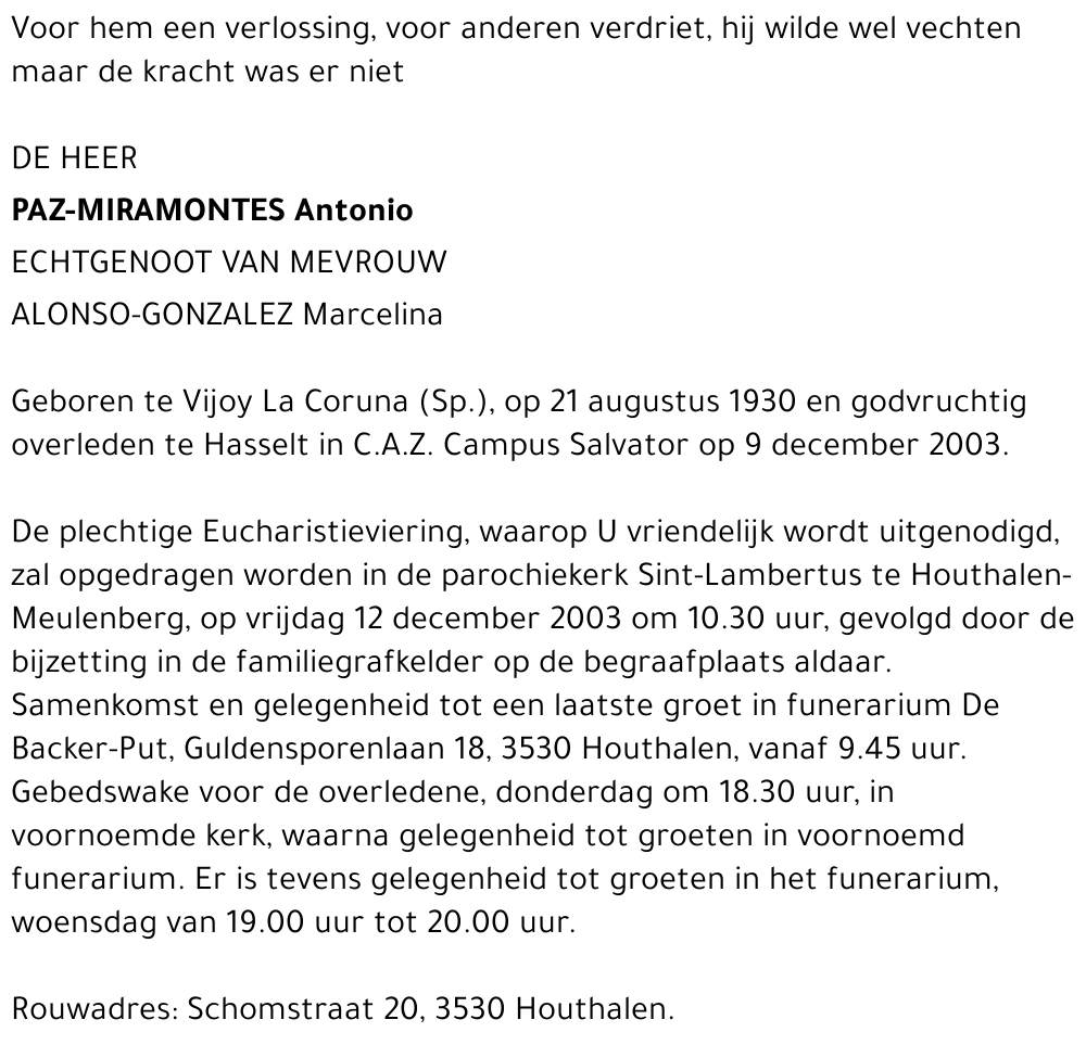 Antonio Paz-Miramontes