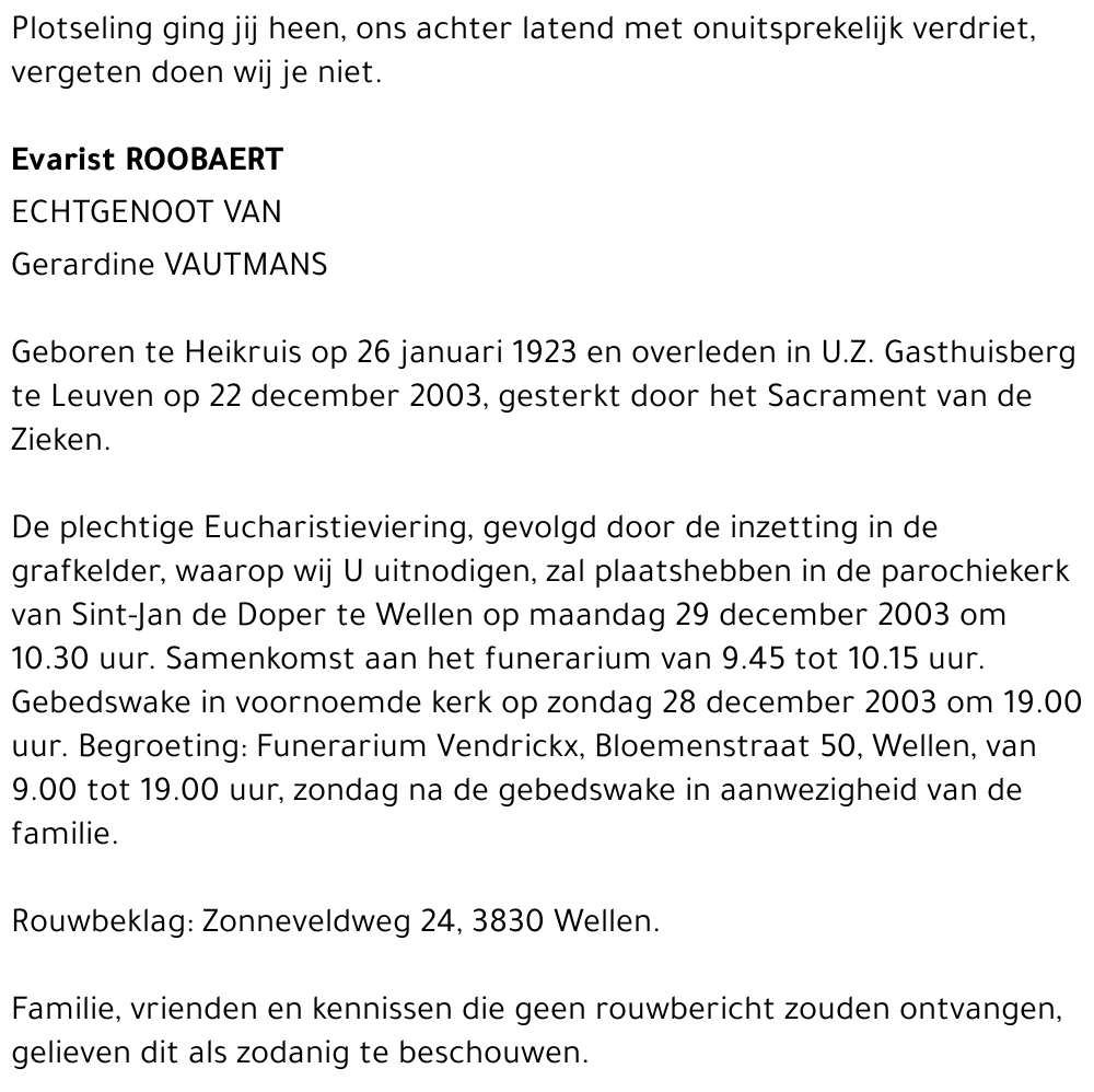 Evarist Roobaert