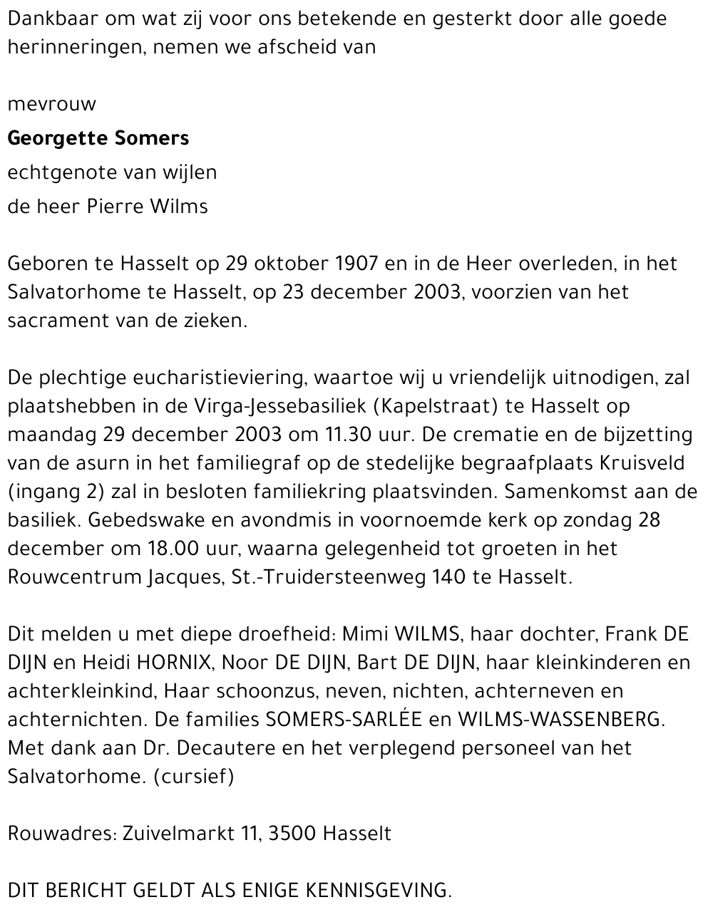 Georgette Somers