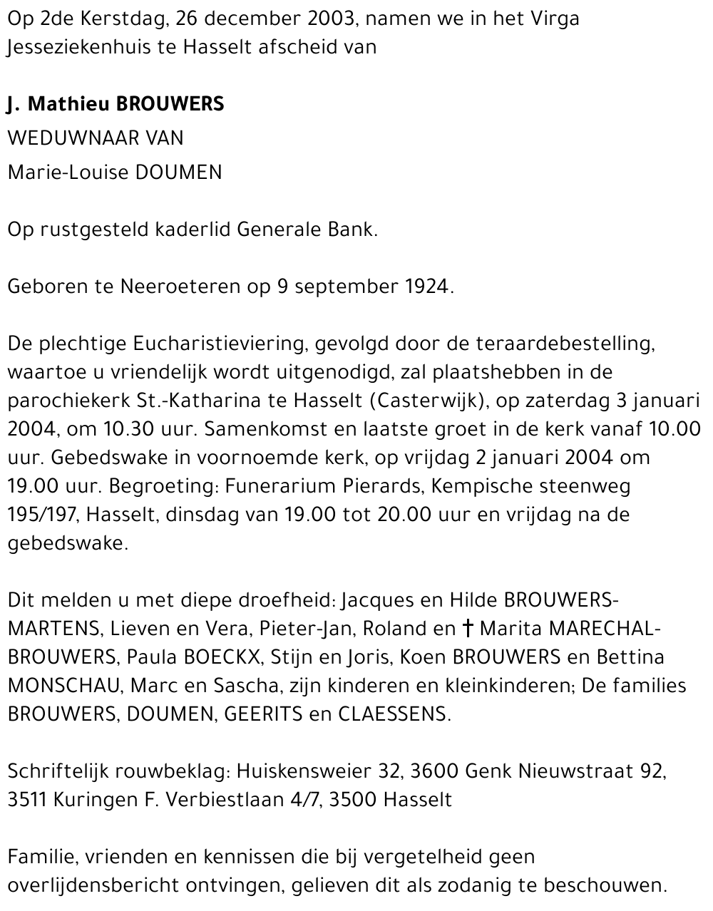 J. Mathieu Brouwers