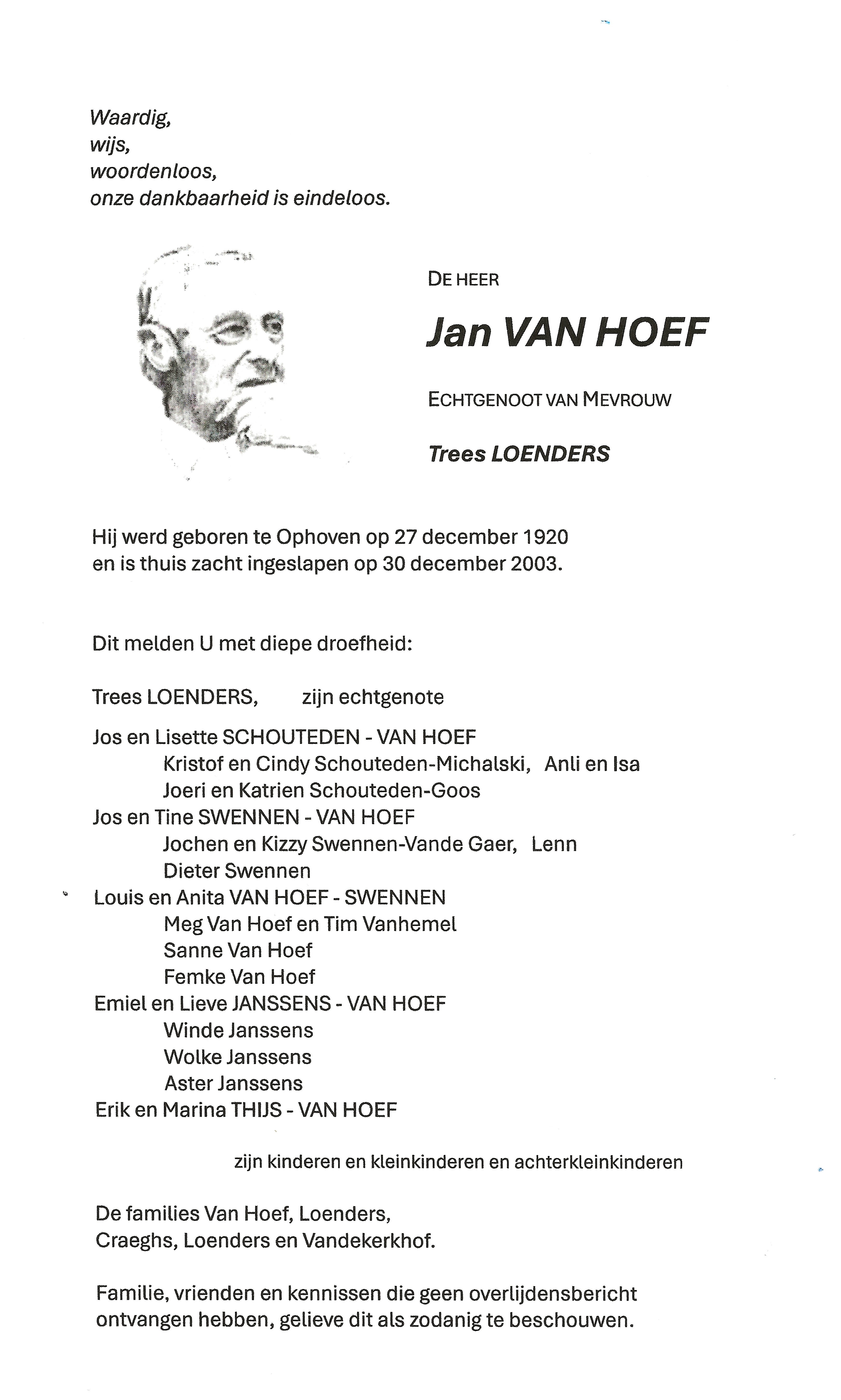 Jan Van Hoef