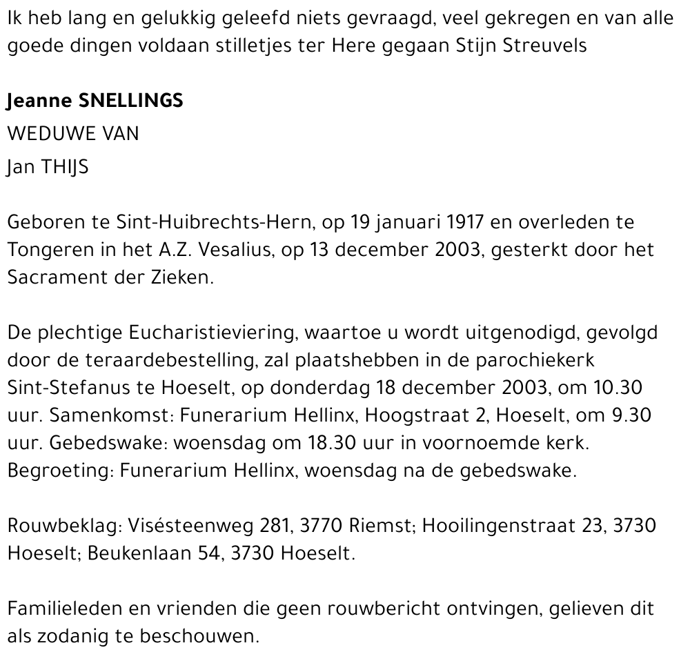 Jeanne Snellings