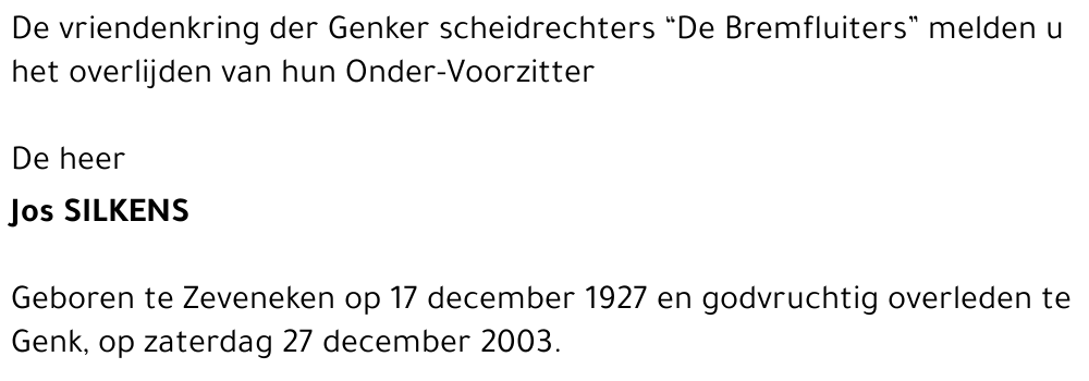 Jos SILKENS