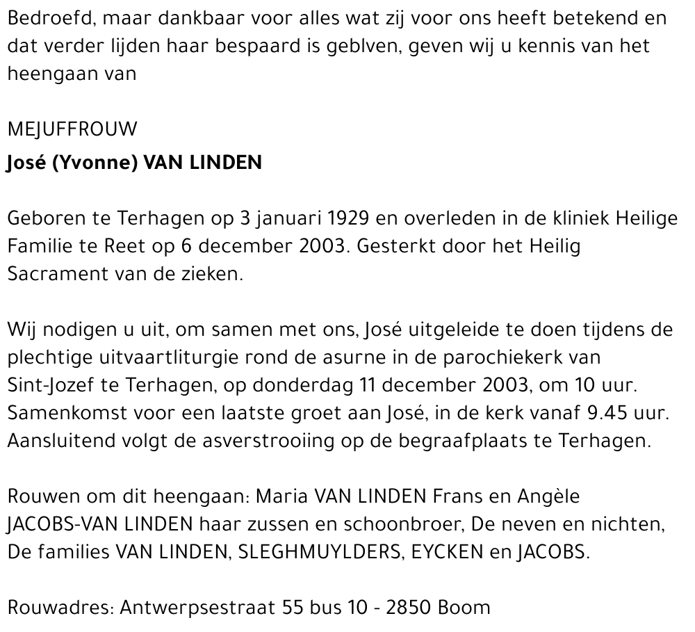 José Van Linden