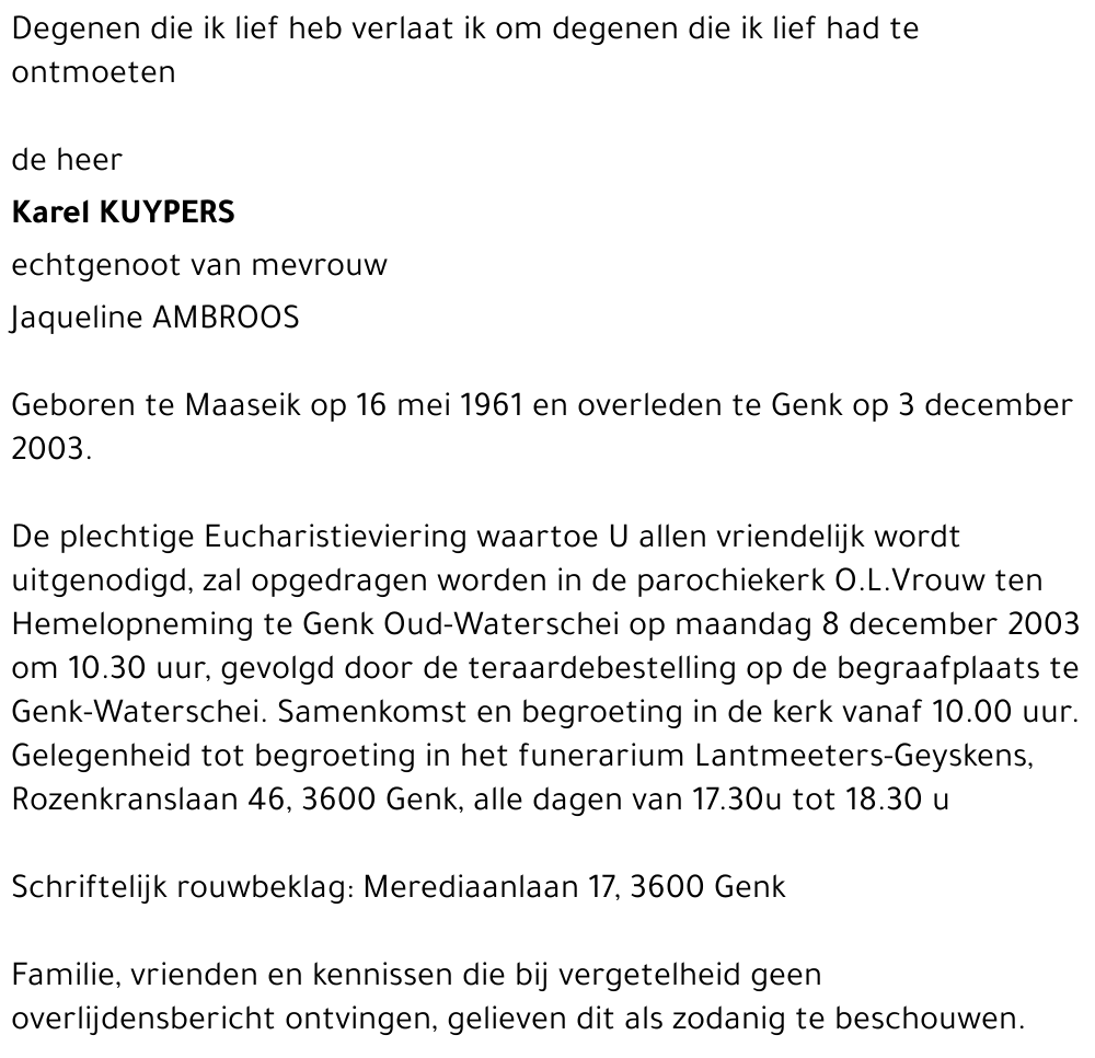 Karel KUYPERS