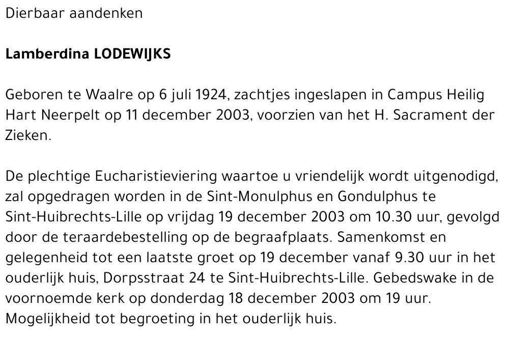 Lamberdina Lodewijks
