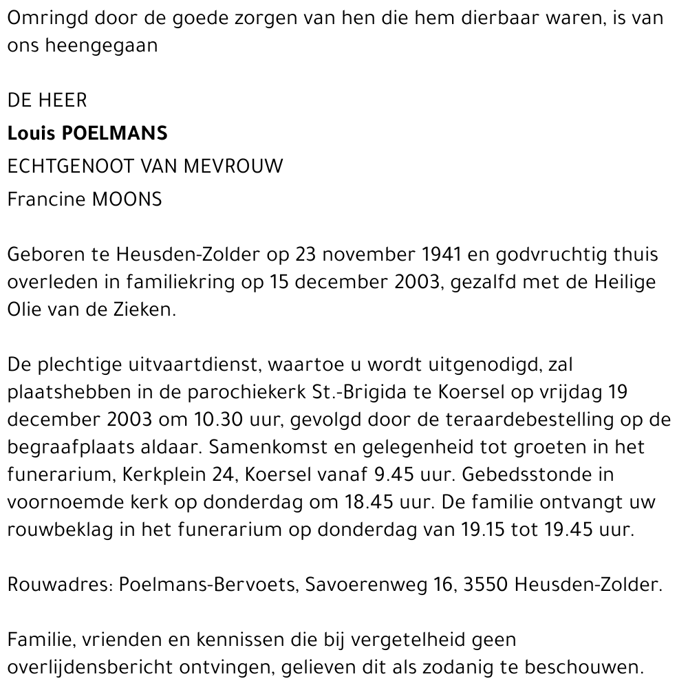 Louis Poelmans