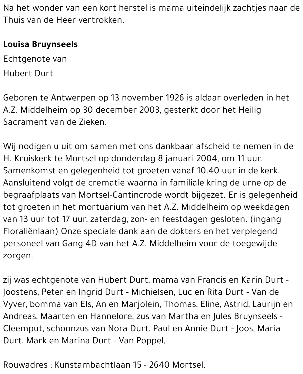 louisa bruynseels